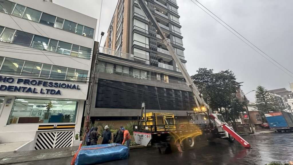 mudanza con elevación