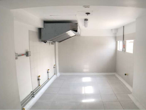 Cocina oculta equipada para cubrir una nueva zona