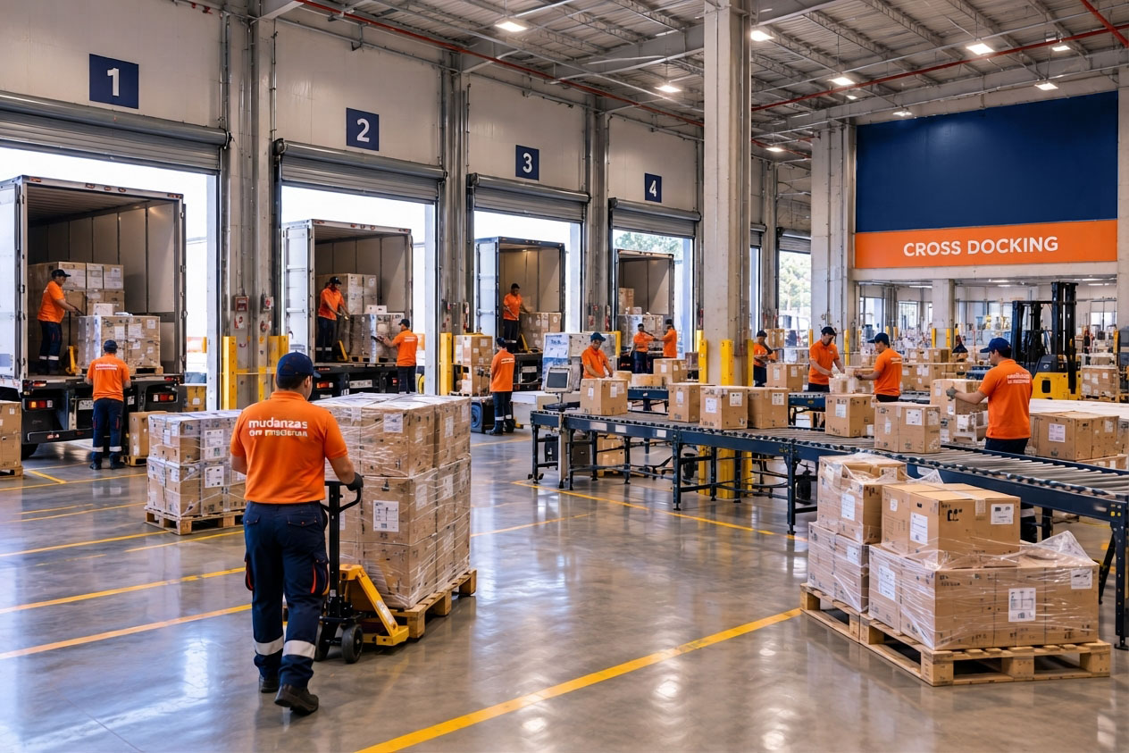 Bodega con inventario de mercancías