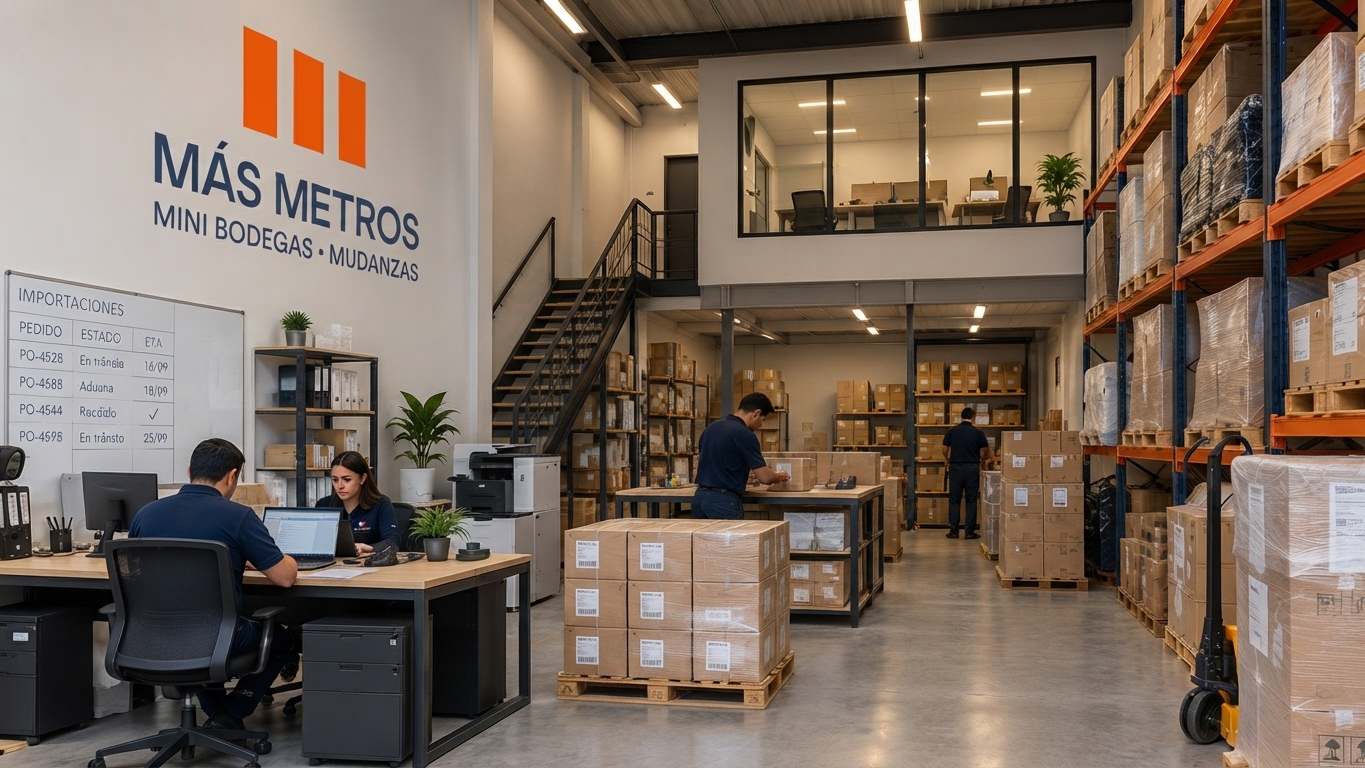 Mercancía de importación almacenada en ofi bodega