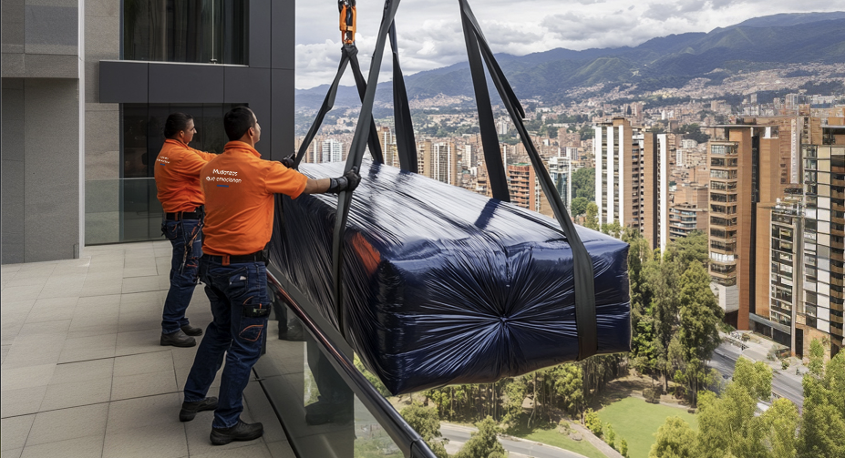 Movimiento de muebles por fachada